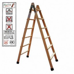 ESCALERA MADERA DOBLE 6-P C...