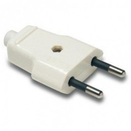CLAVIJA 10A-250V BLANCO 1001