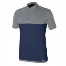 POLO STRETCH AZUL / GRIS M...