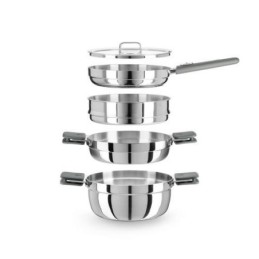 SET 24CM COMPAC ACERO INOX...